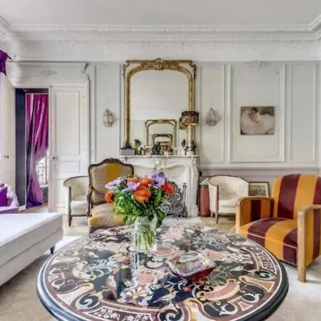 Apartment Le Dahlia - Charme Parisien - Champs-elysees Paris